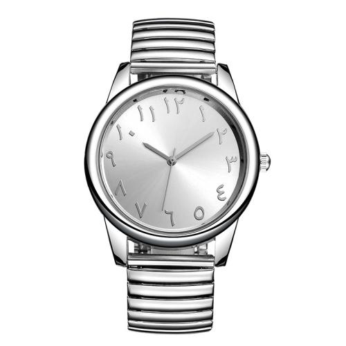 Zinklegierung Armbanduhr, mit Glas & 304 Edelstahl, rund, Lebenswasserbeständig & verschiedene Stile für Wahl & für den Menschen, Länge:ca. 21 cm, verkauft von PC