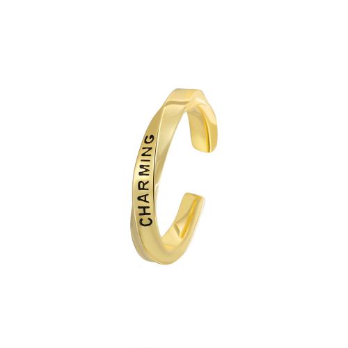 Brass Finger Ring, plated, for woman & enamel 