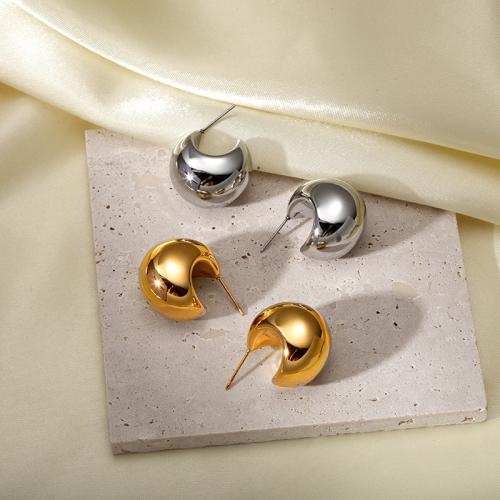 Titan Stahl Ohrringe, Titanstahl, plattiert, für Frau, keine, verkauft von Paar