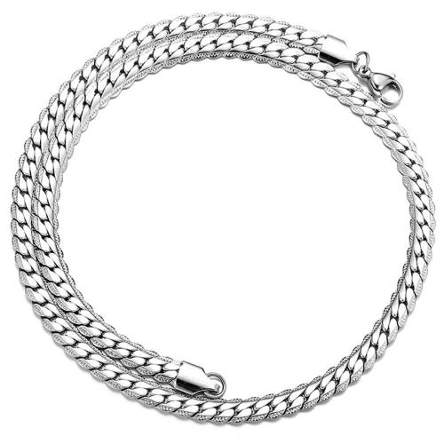 Titanium Steel Chain Necklace, plated, Unisex 