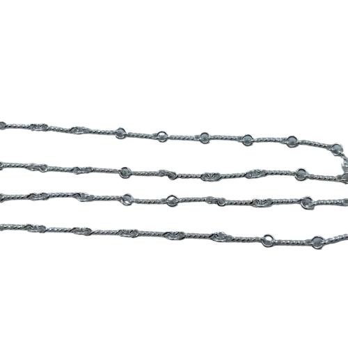 Sterling Silver Jewelry Chain, 925 Sterling Silver, DIY, silver color 