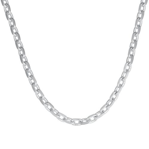 Sterling Silver Jewelry Chain, 925 Sterling Silver, cross chain & DIY silver color 
