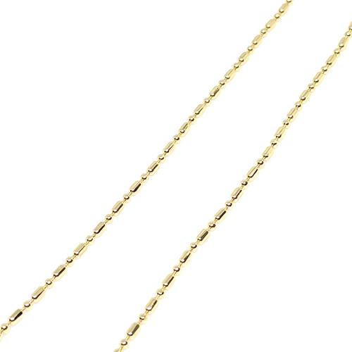 Brass Ball Chain, gold color plated, DIY [