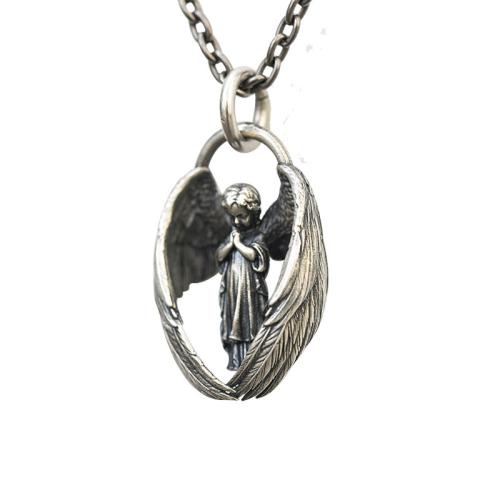 Zinc Alloy Necklace, plated, for man, silver color cm 
