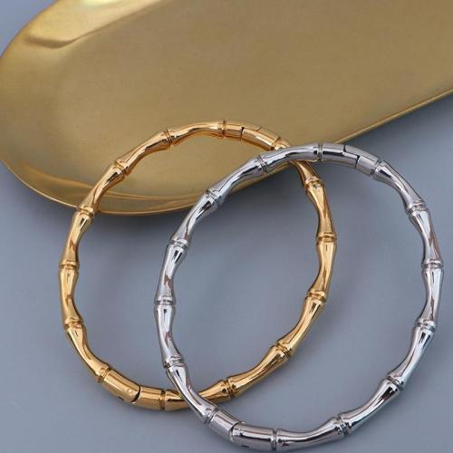 Titanium Steel Bangle, fashion jewelry & for woman Approx 16 cm 