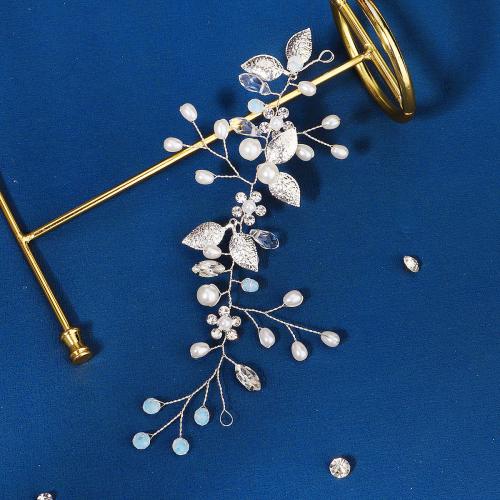 Rhombus Fimo Perlen, Zinklegierung, mit Kristall & Kunststoff Perlen, Modeschmuck & für Frau & mit Strass, keine, 140x70mm, verkauft von PC