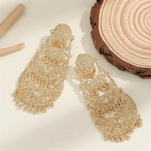 Zinc Alloy Stud Earring, micro pave cubic zirconia & for woman 