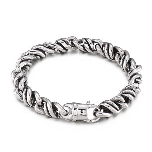 Stainless Steel Chain Bracelets, 304 Stainless Steel, fashion jewelry & for man 