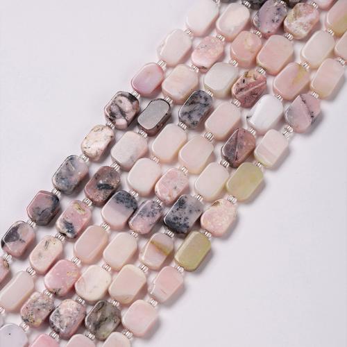 Perles rhodonites, Pierre de rhodochrosite rayée noire, rectangle, bijoux de mode & DIY, couleurs mélangées, 12mm Environ 38 cm, Vendu par brin
