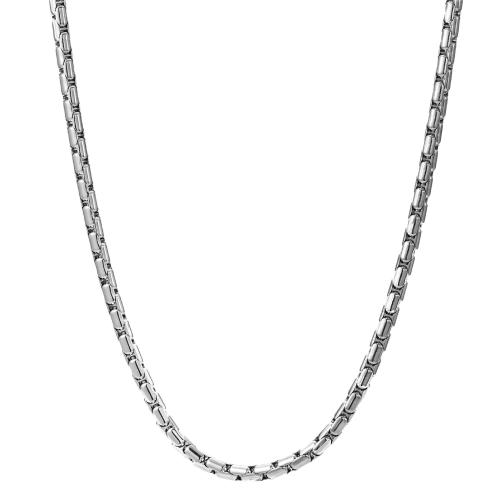 Stainless Steel Chain Necklace, 304 Stainless Steel & DIY & Unisex, original color [