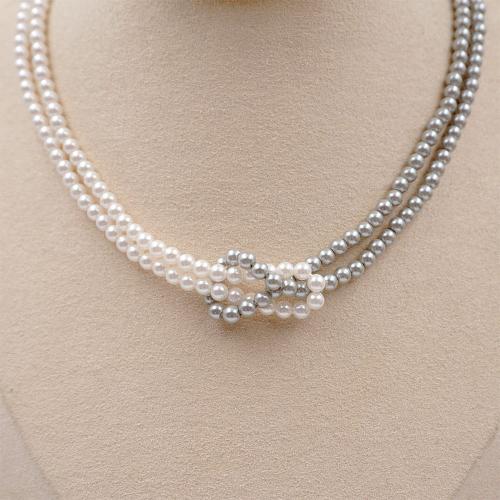 Jewelry Gift Sets, Plastic Pearl, with Titanium Steel, plated, fashion jewelry 
