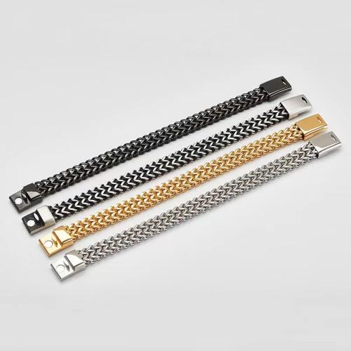 Titane bracelet en acier et bracelet, Acier titane, Placage ionique sous vide, normes différentes pour le choix & pour homme, plus de couleurs à choisir, Vendu par PC
