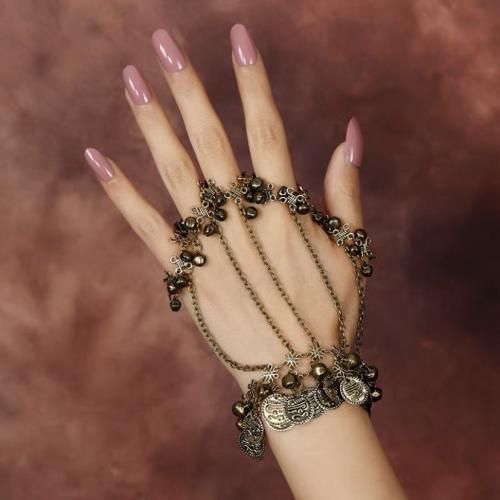 Nuptiale d'anneau de bracelet, alliage de zinc, Placage, pour femme, plus de couleurs à choisir cm, Vendu par PC