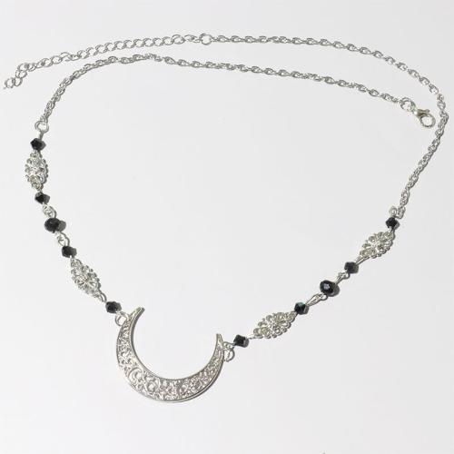 Bridal Frontlet, Zinc Alloy, Moon and Star, plated, for woman cm 