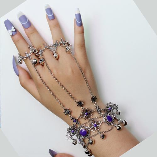 Nuptiale d'anneau de bracelet, alliage de zinc, avec turquoise, Placage, pour femme & émail, plus de couleurs à choisir cm, Vendu par PC