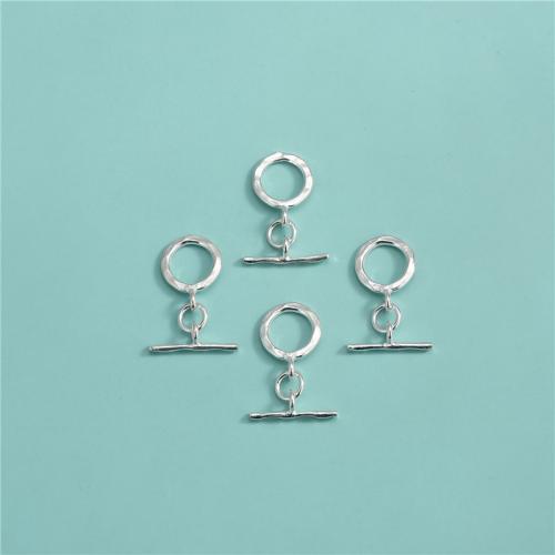 Sterling Silver Toggle Clasp, 925 Sterling Silver, DIY, silver color 