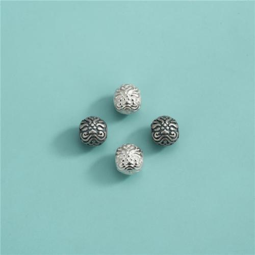 Sterling Silber Spacer Perlen, 925 Sterling Silber, DIY, keine, 8.4x7.7mm, Bohrung:ca. 2.5mm, verkauft von PC