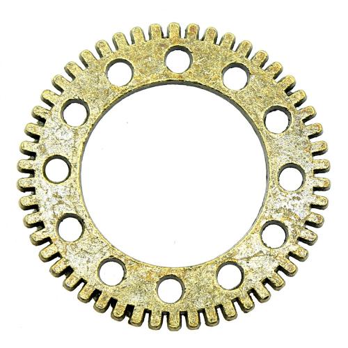 Zinc Alloy Jewelry Pendants, Gear Wheel, plated, vintage & fashion jewelry & DIY 25mm 
