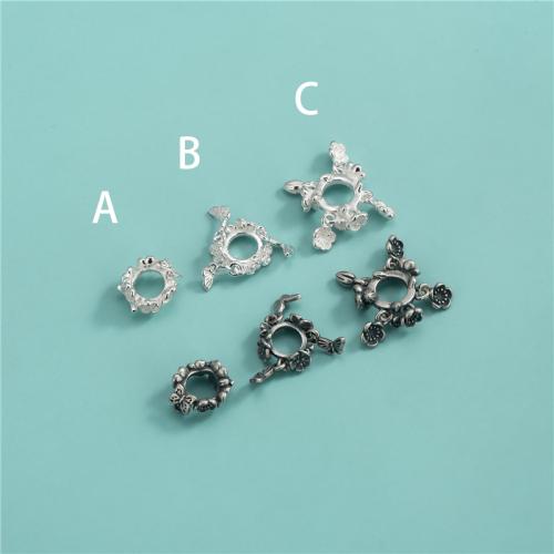 Perles intercalaires en argent , argent sterling 925, DIY & styles différents pour le choix, plus de couleurs à choisir, Vendu par PC