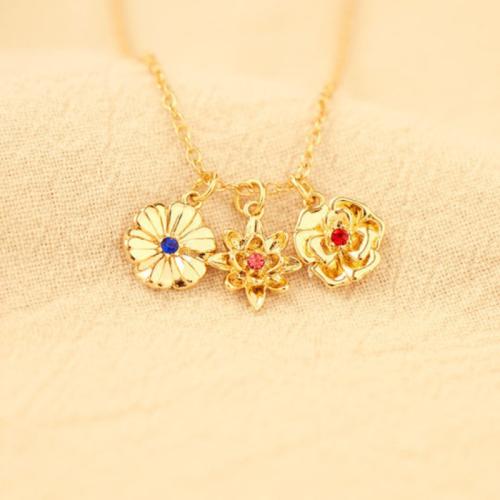 Cubic Zircon Micro Pave Brass Necklace, with 5cm extender chain, plated & micro pave cubic zirconia & for woman, golden cm 