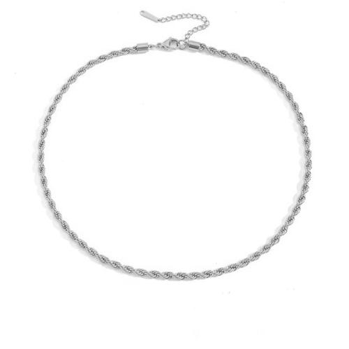 Mode Edelstahl Halskette Kette, 304 Edelstahl, plattiert, verschiedene Größen vorhanden & für Frau, keine, verkauft von PC
