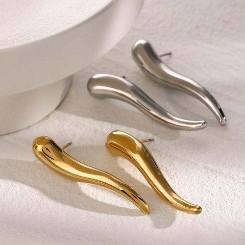 Stainless Steel Stud Earring, 304 Stainless Steel, plated, fashion jewelry & for woman 