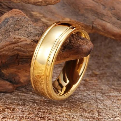 Stainless Steel Finger Ring, 304 Stainless Steel, fashion jewelry & Unisex  golden 