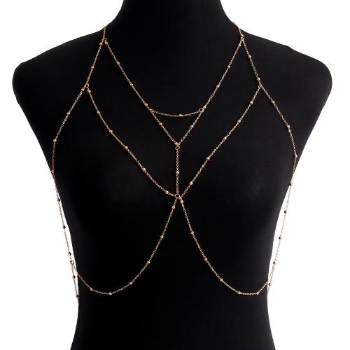 Body Chain Jewelry, Zinc Alloy, plated, multilayer & for woman 