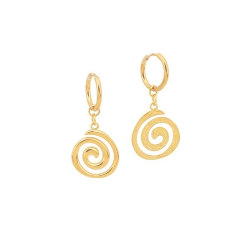 Huggie Hoop Drop Earring, Acier inoxydable 304, bijoux de mode & styles différents pour le choix & pour femme, plus de couleurs à choisir, 42.5mm, Vendu par paire