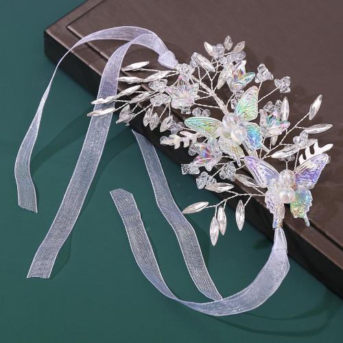 Hair Bands, Zinc Alloy, with Crystal, fashion jewelry & for woman 