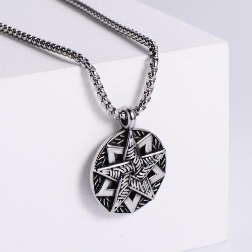 Stainless Steel Jewelry Necklace, 316 Stainless Steel, fashion jewelry & Unisex original color Approx 60 cm 