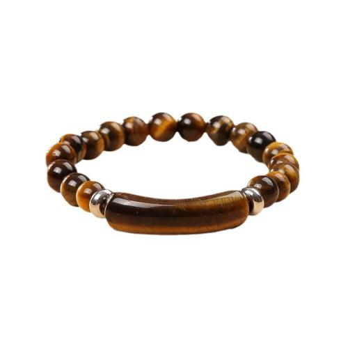 Gemstone Bracelets, Natural Stone, fashion jewelry & Unisex Approx 19-19.5 cm 