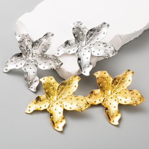 Zinc Alloy Stud Earring, Starfish, plated, fashion jewelry [