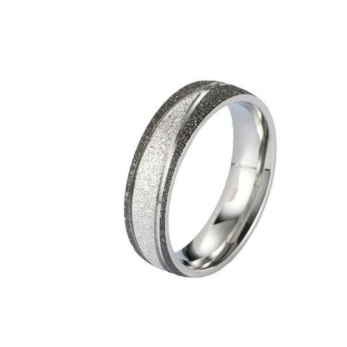 Stainless Steel Finger Ring, 304 Stainless Steel, plated, for woman US Ring 