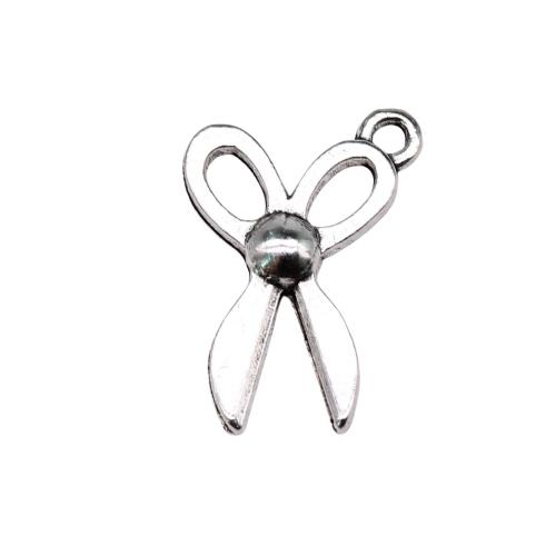 Zinc Alloy Scissors Pendants, antique silver color plated, vintage & fashion jewelry & DIY 