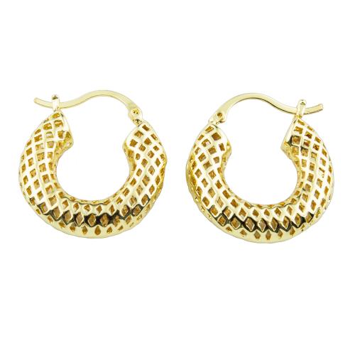 Brass Huggie Hoop Earring, high quality plated, fashion jewelry & for woman [