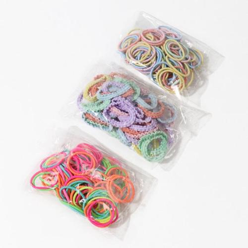 Elastisches Haar-Band, Gummi, verschiedene Stile für Wahl & für Frau, gemischte Farben, verkauft von setzen