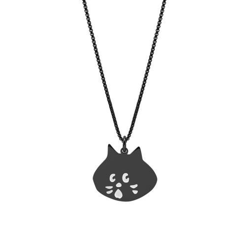 Titanium Steel Jewelry Necklace, polished, Unisex cm 