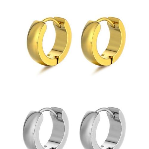 Titanium Steel Earrings, polished, Unisex 