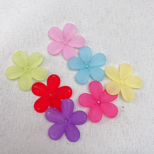 Frosted Acrylic Beads, Flower, DIY 30mm 