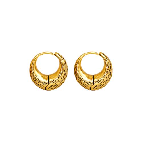 Brass Huggie Hoop Earring, fashion jewelry & for woman 