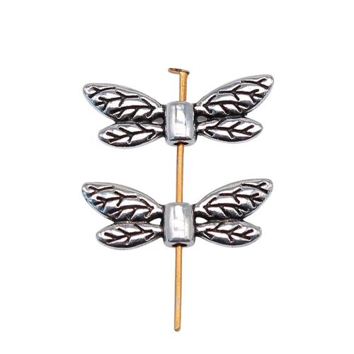Zinc Alloy Jewelry Beads, Wing Shape, antique silver color plated, vintage & fashion jewelry & DIY 