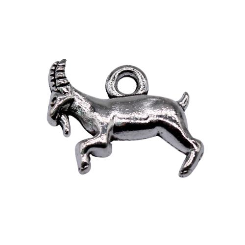 Zinc Alloy Animal Pendants, Sheep, antique silver color plated, vintage & fashion jewelry & DIY 