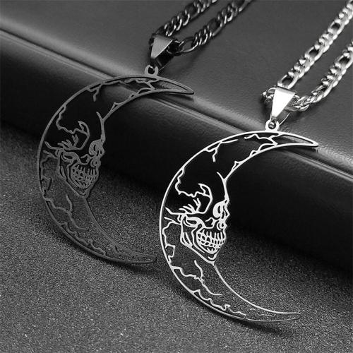 Stainless Steel Jewelry Necklace, 304 Stainless Steel, fashion jewelry & Unisex Approx 50 cm 