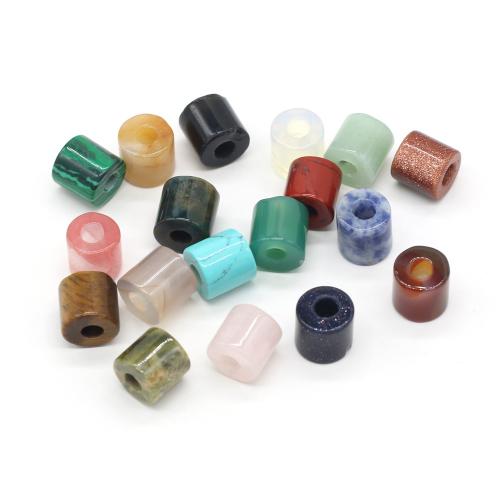 Perles de pierre gemme unique, Pierre naturelle, pilier, DIY & différents matériaux pour le choix, plus de couleurs à choisir Environ 4mm, Vendu par PC
