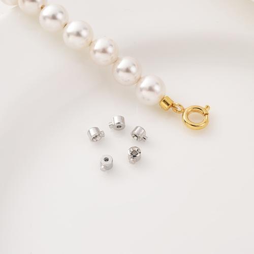 Perles à écraser/perles de positionnement, laiton, Placage, DIY, plus de couleurs à choisir, 2.5mm Vendu par sac[
