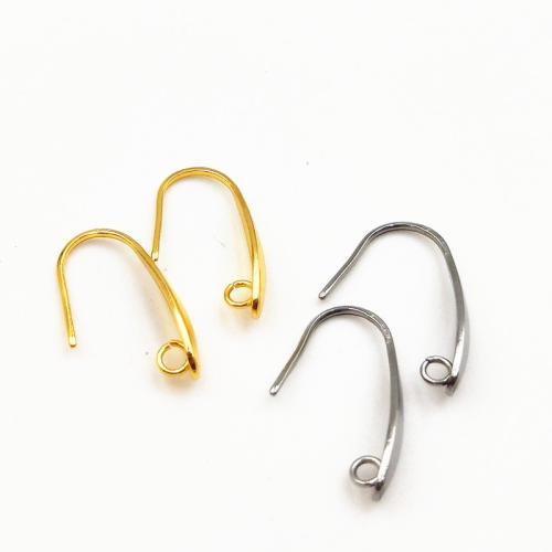 Stainless Steel Hook Earwire, 316L Stainless Steel, polished, DIY 