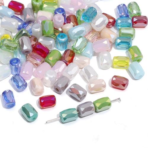 Vernickelt Glasperlen, Glas, DIY, keine, 10PCs/Tasche, verkauft von Tasche