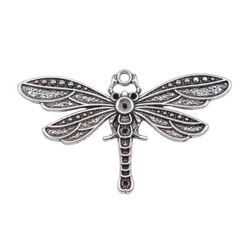Zinc Alloy Animal Pendants, Dragonfly, plated, vintage & fashion jewelry & DIY 