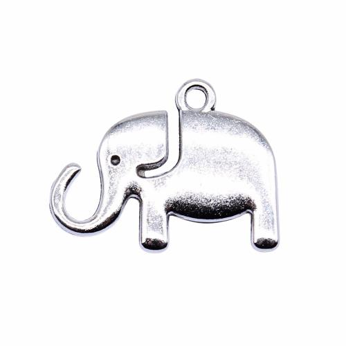 Zinc Alloy Animal Pendants, Elephant, antique silver color plated, vintage & fashion jewelry & DIY 